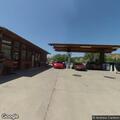 Person experiencing chest pain at Chevron station