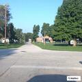 Traffic stop on blue Honda Civic near Chestnut