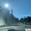 Person lying near train tracks in Mountain View