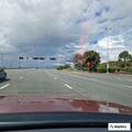 Disabled car at Highway 84 toll plaza