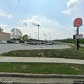 Traffic stop on white Mazda near Burger King