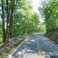 Pickup truck over guardrail on Eagle Mountain