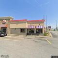 Two-car crash with airbags at Burger King