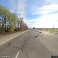 Silver van reported driving on sidewalk