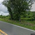 Single car crash with driver head injury