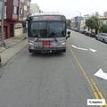 Sick patient found after minibus stop at Geary and 25th