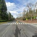 Car leaves roadway at Blackhawk Road intersection