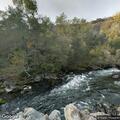 Small vegetation fire near Goodwin Dam recreation area