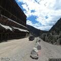Driver stuck on mountain road near Bachelor Loop