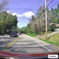 Vehicle crash with smoking car on Sir Francis Drake
