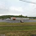 Traffic stop over trailer plate at supermarket