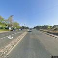 Abandoned SUV on Appian Way shoulder