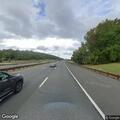 Grass fire along Garden State Parkway median