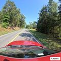 Vehicle left off roadway on Richmond Road