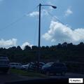 Unoccupied vehicle fire at business parking lot