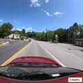 Traffic stop on black Toyota sedan in Ivy