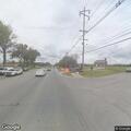 Vehicle crash with smoking engine in ditch