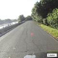 Truck speeding and driving the wrong way on highway