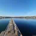 Person nearly fainting at marina in Bodega Bay