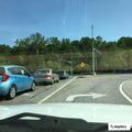 Search for blue and yellow motorcycle on Highway 50