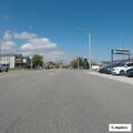 Burglar alarm at car rental business lobby door