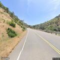 Person possibly on fire near Monticello Dam on Highway 128
