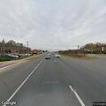 Traffic stop on red car with cracked tail light
