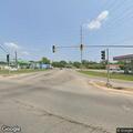 Road sign blocking intersection removed