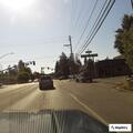 Traffic stop on US-101 at Dry Creek Road
