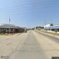 Traffic stop on truck hauling flatbed trailer