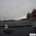 Traffic signal flashing red at Berry Road intersection
