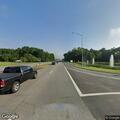 Truck smoking in median on Ocean Gateway
