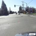 Wrong-way gray van on Madison Avenue in Orangevale