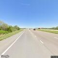 Wooden crates blocking right lane on US 54