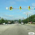 Traffic stop on Richmond Highway at Lukens Lane