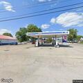 Glass cleanup at Ripley 1st Stop gas station