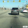 Two-car crash blocks lane on Route 1