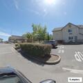 Traffic stop of white Ford Mustang at Super 8