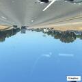 Pedestrian walking on shoulder of eastbound I-80