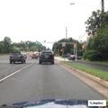 Disabled car blocking eastbound lane at Fair Lakes