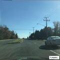Road closed due to arcing electrical lines