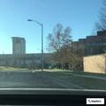 Child with fever and vomiting due to teething en route to hospital