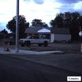Vehicle hit light pillar in Fillmore parking lot