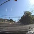 Large motorcycle convoy travels on New Hampshire Ave