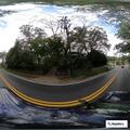 Female patient conscious and breathing at street intersection