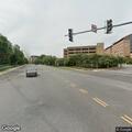 Pedestrian stumbling along westbound Route 50 shoulder
