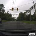 Reckless driver passing cars over double yellow