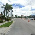 Traffic stop on white and green van in Marco Island