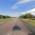 Disabled pickup truck out of gas on South Dakota 50