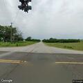 Missing stop sign at rural intersection
